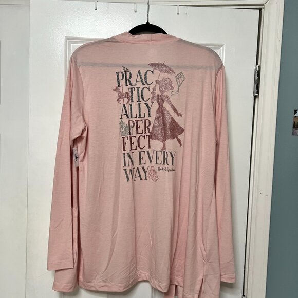 Disney Mary Poppins Cardigan – “Practically Perfect” Graphic – Size Large – NWT - Picture 5 of 6